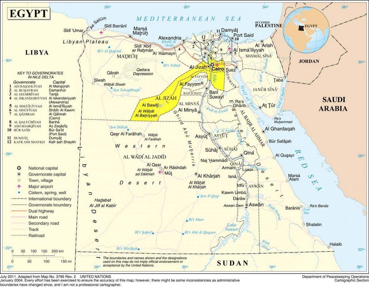 Mapa väčšiu káhire