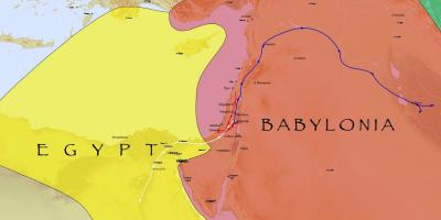 Mapa babylonu, egypta