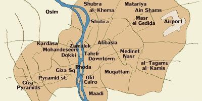 Mapu káhiry a okolie
