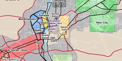 Mapa dokki káhire
