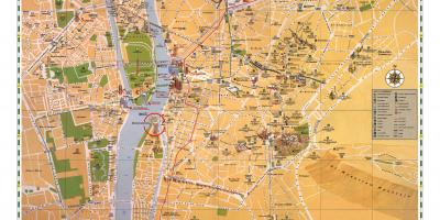 Káhira turistické atrakcie mapu